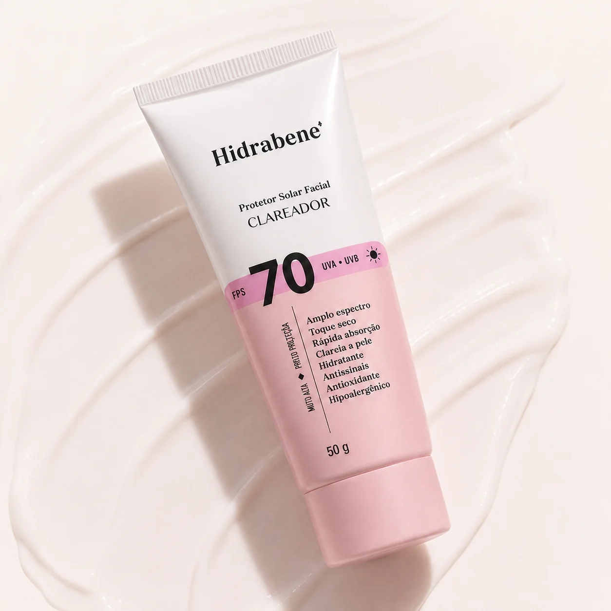 Protetor Solar Facial Hidrabene FPS 70 — produto